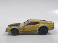 ﻿Vintage 1972 Lesney Matchbox Superfast No. 44 Boss Mustang Yellow Die Cast Toy Car Vehicle