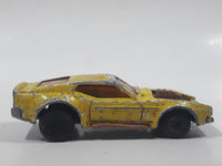 ﻿Vintage 1972 Lesney Matchbox Superfast No. 44 Boss Mustang Yellow Die Cast Toy Car Vehicle