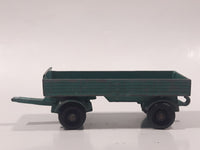 Vintage Lesney Matchbox Series Mercedes Trailer Green Die Cast Toy Car Vehicle