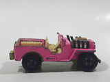 Vintage 1971 Lesney Matchbox Superfast No. 2 Jeep Hot Rod Pink Die Cast Toy Car Vehicle