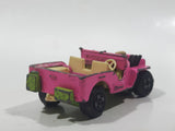 Vintage 1971 Lesney Matchbox Superfast No. 2 Jeep Hot Rod Pink Die Cast Toy Car Vehicle