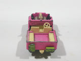 Vintage 1971 Lesney Matchbox Superfast No. 2 Jeep Hot Rod Pink Die Cast Toy Car Vehicle