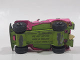 Vintage 1971 Lesney Matchbox Superfast No. 2 Jeep Hot Rod Pink Die Cast Toy Car Vehicle