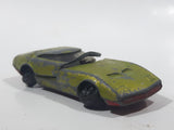 Vintage 1970 Lesney Products Matchbox Series Superfast No. 52 Dodge Charger MkIII Lime Green Die Cast Toy Car Vehicle