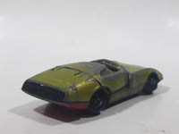 Vintage 1970 Lesney Products Matchbox Series Superfast No. 52 Dodge Charger MkIII Lime Green Die Cast Toy Car Vehicle