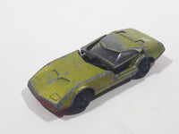 Vintage 1970 Lesney Products Matchbox Series Superfast No. 52 Dodge Charger MkIII Lime Green Die Cast Toy Car Vehicle