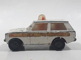 Vintage 1975 Lesney Matchbox Rolamatics No. 20 Police Patrol White Die Cast Toy Car Vehicle