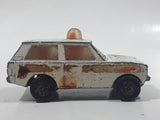 Vintage 1975 Lesney Matchbox Rolamatics No. 20 Police Patrol White Die Cast Toy Car Vehicle