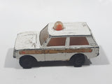 Vintage 1975 Lesney Matchbox Rolamatics No. 20 Police Patrol White Die Cast Toy Car Vehicle