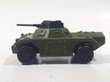 Vintage 1973 Lesney Matchbox Rolamatics No. 73 Weasel Tank Army Olive Green Die Cast Toy Car Vehicle
