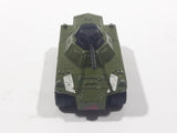 Vintage 1973 Lesney Matchbox Rolamatics No. 73 Weasel Tank Army Olive Green Die Cast Toy Car Vehicle