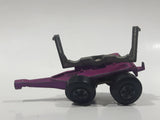 Vintage 1971 Lesney Matchbox Super Kings Scammel Contractor Purple Pink Semi Log Hauling Trailer Pink Purple Die Cast Toy Car Vehicle