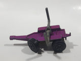 Vintage 1971 Lesney Matchbox Super Kings Scammel Contractor Purple Pink Semi Log Hauling Trailer Pink Purple Die Cast Toy Car Vehicle