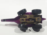 Vintage 1971 Lesney Matchbox Super Kings Scammel Contractor Purple Pink Semi Log Hauling Trailer Pink Purple Die Cast Toy Car Vehicle