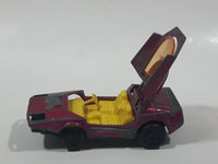 Vintage 1973 Lesney Matchbox Rolamatics No. 39 Clipper Magenta Dark Pink Die Cast Toy Car Vehicle