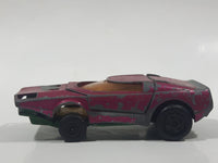 Vintage 1973 Lesney Matchbox Rolamatics No. 39 Clipper Magenta Dark Pink Die Cast Toy Car Vehicle