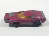 Vintage 1973 Lesney Matchbox Rolamatics No. 39 Clipper Magenta Dark Pink Die Cast Toy Car Vehicle