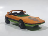 Vintage 1971 Lesney Matchbox Super Kings No. K-31 Bertone Runabout Orange and Green Die Cast Toy Car Vehicle