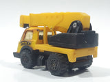 Vintage Tonka Picker Crane Utility Truck Yellow Pressed Steel and Plastic Die Cast Toy Car Vehicle Made in Hong Kong