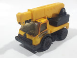 Vintage Tonka Picker Crane Utility Truck Yellow Pressed Steel and Plastic Die Cast Toy Car Vehicle Made in Hong Kong