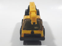 Vintage Tonka Picker Crane Utility Truck Yellow Pressed Steel and Plastic Die Cast Toy Car Vehicle Made in Hong Kong