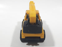 Vintage Tonka Picker Crane Utility Truck Yellow Pressed Steel and Plastic Die Cast Toy Car Vehicle Made in Hong Kong