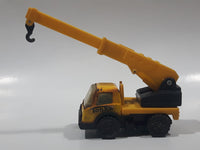 Vintage Tonka Picker Crane Utility Truck Yellow Pressed Steel and Plastic Die Cast Toy Car Vehicle Made in Hong Kong