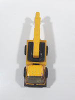 Vintage Tonka Picker Crane Utility Truck Yellow Pressed Steel and Plastic Die Cast Toy Car Vehicle Made in Hong Kong