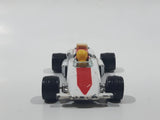 Vintage 1965 1972 Aviva United Features Syndicate Peanuts Woodstock Racer White Die Cast Toy Car Vehicle