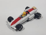 Vintage 1965 1972 Aviva United Features Syndicate Peanuts Woodstock Racer White Die Cast Toy Car Vehicle