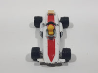 Vintage 1965 1972 Aviva United Features Syndicate Peanuts Woodstock Racer White Die Cast Toy Car Vehicle