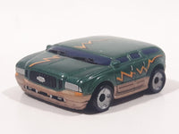 Phat Boyz 2004 Ford Motor Co SUV Green Flat Thin Lower Rider Die Cast Toy Car Vehicle