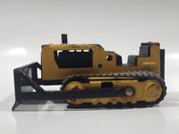 Vintage Tonka Tiny Dozer Bull Dozer Yellow Pressed Steel Toy Car Vehicle