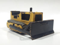 Vintage Tonka Tiny Dozer Bull Dozer Yellow Pressed Steel Toy Car Vehicle