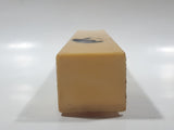 Vintage Yatming Semi Container Trailer White Plastic Toy Car Vehicle with Opening Rear Doors