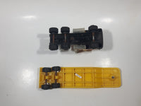 Vintage Tonka Semi Truck and Low Boy Flat Bed Trailer Yellow Pressed Steel and Plastic Toy Car Vehicle