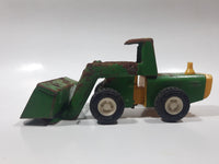 Vintage Buddy L Front End Loader Green Pressed Steel Toy Car Vehicle