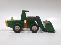 Vintage Buddy L Front End Loader Green Pressed Steel Toy Car Vehicle