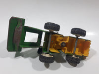 Vintage Buddy L Front End Loader Green Pressed Steel Toy Car Vehicle