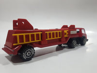 Vintage Tonka Semi Fire Ladder Truck Red Pressed Steel and Plastic Toy Car Vehicle 804037