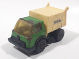 Vintage 1970s Tonka Garbage Truck Green and White Pressed Steel Toy Car Vehicle