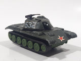 Vintage W.T. 311 T-55 Tank 532 Dark Olive Green Die Cast Toy Car Vehicle