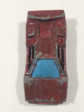 Vintage PlayArt Lamborghini Countach LP500S Painted Red Die Cast Toy Car Vehicle with Opening Doors