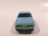 Vintage 1980 Kidco Key Cars Firebird Light Blue Plastic Body Die Cast Toy Car Vehicle