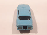 Vintage 1980 Kidco Key Cars Firebird Light Blue Plastic Body Die Cast Toy Car Vehicle