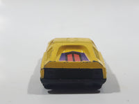 Vintage Lintoy Mercedes Benz C111 Yellow Die Cast Toy Car Vehicle - Made in Hong Kong