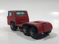 Vintage Bernard Semi Truck Red Die Cast Toy Car Vehicle