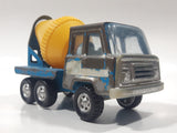 Vintage Tonka Six-Wheeler Cement Mixer Truck Blue Pressed Steel Toy Car Vehicle