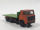 Vintage Playart Flatbed Girder Truck Orange and Green Toy Car Vehicle