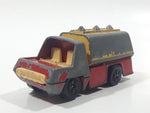 Vintage PlayArt Semi Tanker Truck Shell Oil Red and Yellow Die Cast Toy Car Vehicle Made in Hong Kong